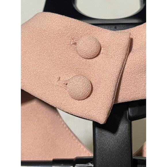 Nookie Hollywood Bodycon Off Shoulder Midi Dress Blush Size Large - Picture 4 of 12